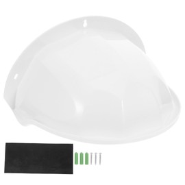 OSALADI Universal Outdoor Camera Cover, Plastic Security Camera Covers Sun Rain Shade Camera Cover Shield Weatherproof Monitor Protector Cases for Dome Stick Up Cameras