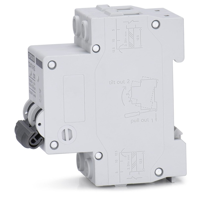 Chtaixi AC Miniature Circuit Breaker, 25 Amp 120V/240V 2 Pole