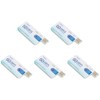 Registrador de Temperatura USB Desechable de 5 Piezas, Registrador de