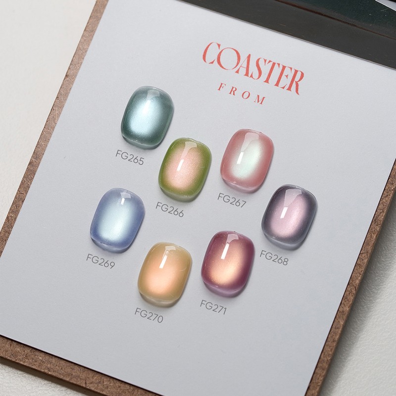 From the Nail Coaster 7 types of individual magnetic gel