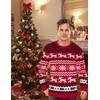 EliteSpirit Ugly Christmas Sweaters for Men Long Sleeve Crew Neck