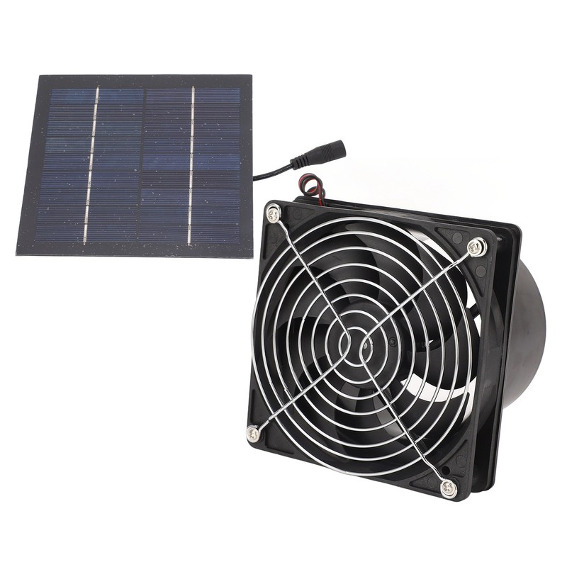 Solar Exhaust Fan Efficient Heat Dissipation Ventilation 50W Solar Panel