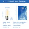 NOVELUX 2.5 in E17 Intermediate Base LED Filament Bulb 360