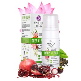 Ayouthveda Deep Clean Foaming Wash, Suitable for Both Men and Women - 100Ml