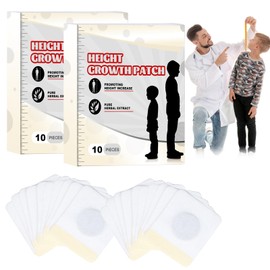Growth Enhancer Patches, Height Growth Patches, Bone Growth Foot Stickers, Patches for Increasing Growth, Bone Growth Foot Patches for Adults and Teenagers, Pack of 20