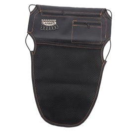 FUNOMOCYA Motorcycle Seat Bag Large Capacity Scooter Storage Bag Under Seat Tool Organizer Secure Hook Mesh Compartment