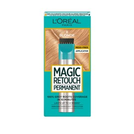 L'Oréal Paris Magic Retouch Permanent Root Concealer, Touching Up Grey Hair Dye, Blonde 8