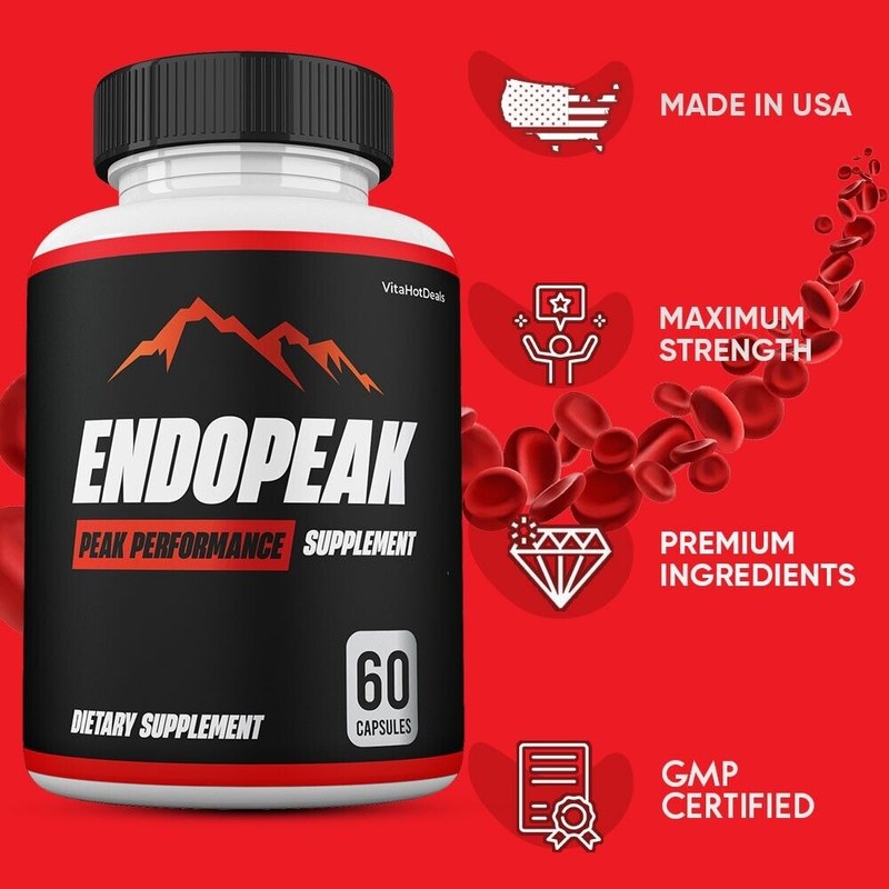 Endopeak Supplemement, Endopeak Pills High Potency Formula (1 Pack)