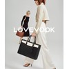 LOVEVOOK Laptop Tote Bag for Women, Leather Office Work Bag