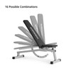 Weider Platinum Adjustable Bench with 16 Position Variations for Dumbbell