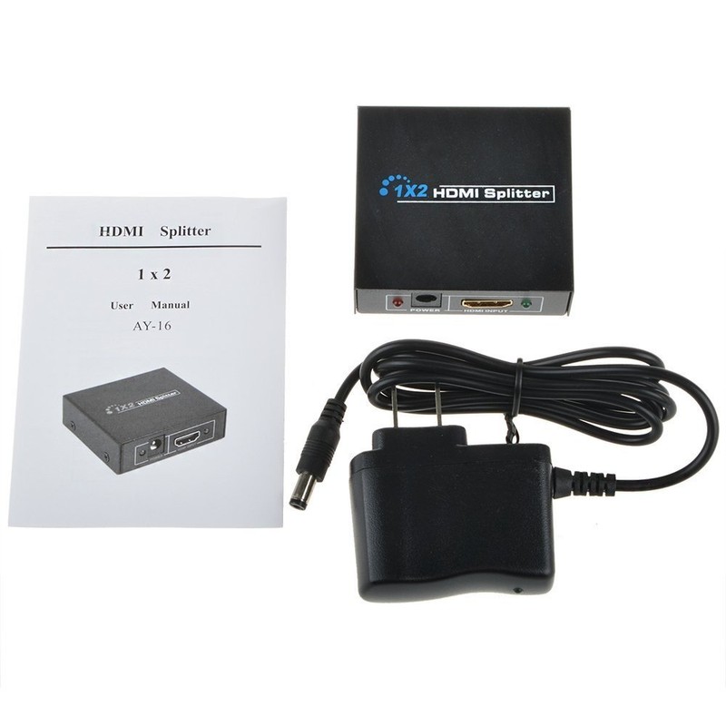 HDMI 1x2 3D Splitter Box 1x2 Port (1 Input X
