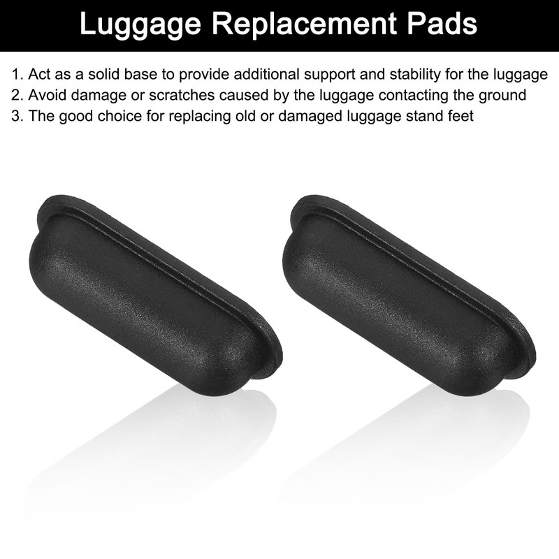 sourcing map 4Pcs Luggage Replacement Pads, Plastic Luggage Stand Feet