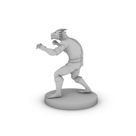 Dragonborn Monk Male 2 Tabletop DND Gaming Miniature