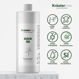 Verbena Shower Gel Also As Shampoo Soap Liquid and Liquid Soap 1 x 1000 ml