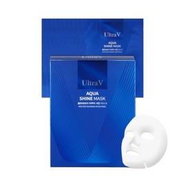 Ultra V 아쿠아샤인 수분 마스크 팩(10장/1BOX) Aqua Shine Hydrating Mask Pack (10 sheets/1 BOX)