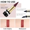 evpct 1Pcs Dark Red Gel Eyeliner Pencil Eye Black Face
