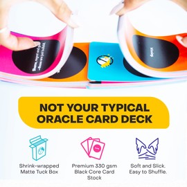 REBEL DECK The Oracle with Attitude Unfiltered, Self Care Oracle, Funny Oracle Deck, 60 Cards