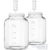 1.5 Gallon Large Fermentation Jars with 2 Airtight Lids and