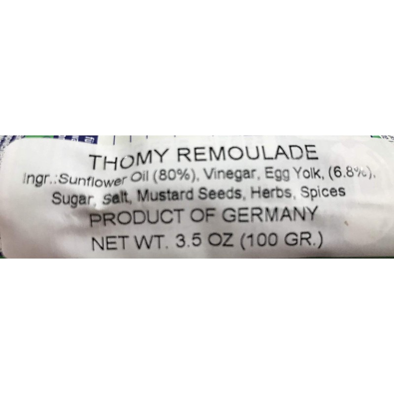 Thomy Delikatess Remoulade in a Tube - 100 ml (Pack
