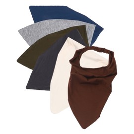 BESPORTBLE 6pcs Elastic Bandana Scarves for Women Comfortable Breathable Headscarves Grey Dark and Versatile Fashion Accessories for All Hairstyles