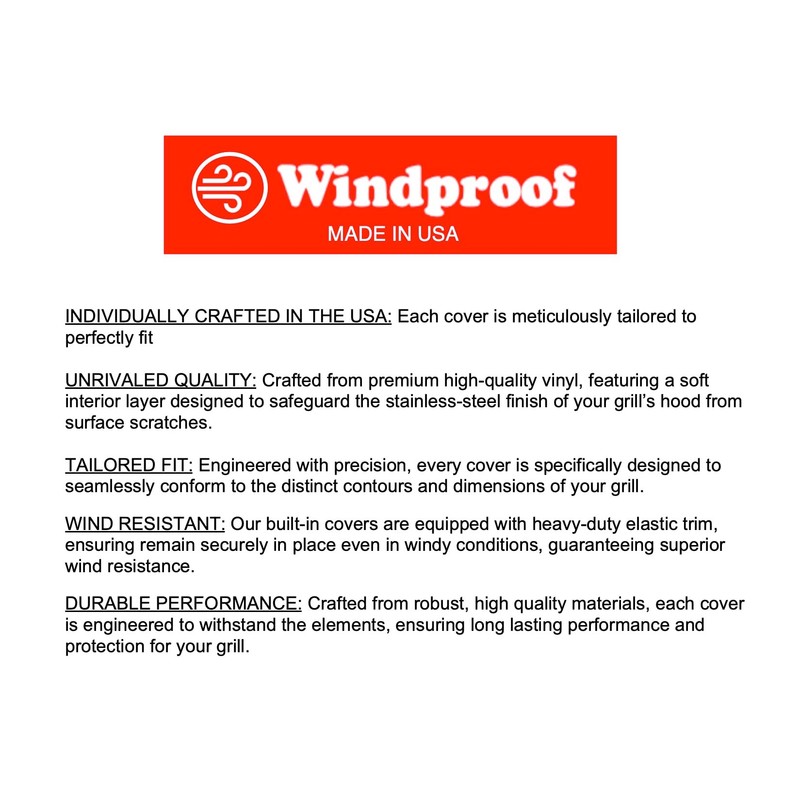 Windproof Covers 14 inch Heavy Duty Premium Cover to fit