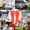 Discoball 2 Pairs Rubber Cleaning Gloves Non-slip Kitchen Dishwashing Household