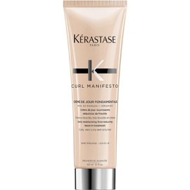 KÉRASTASE Creme De Jour Fondamentale | Tratamiento para rizos o cabello ondulado, restaura y nutre la fibra capilar | Con Miel de Manuka, Ceramidas y Glicerina | 150ml