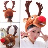 IBLUELOVER Plush Fancy Dress Hat Elk Pineapple Party Animal Hat