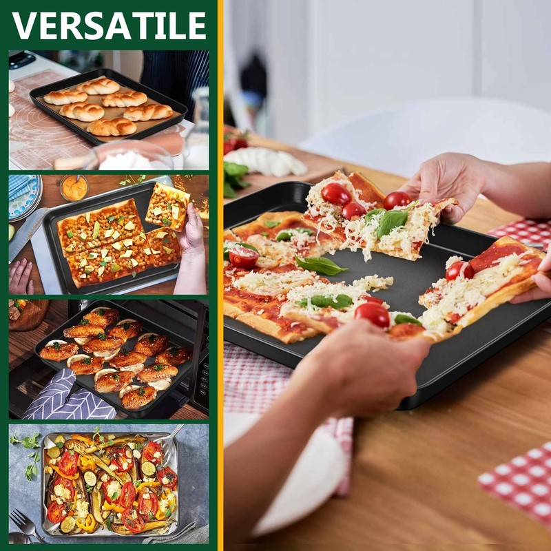 P&P CHEF 12.4 Inch Toaster Oven Tray, Nonstick Toaster Oven
