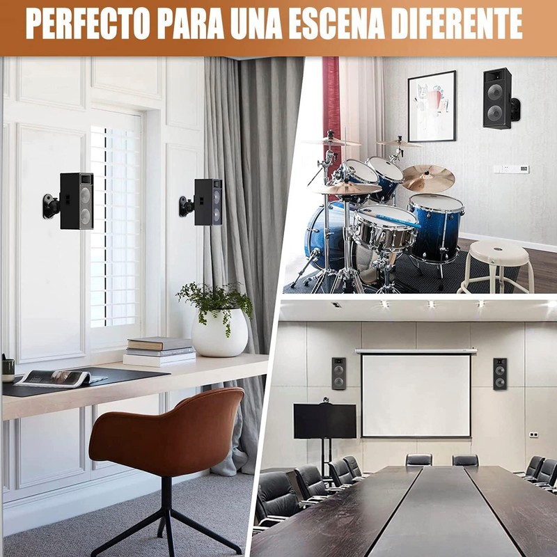 Vmingo Base Bocina Soporte de Pared Montaje Home Theater Teatro