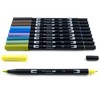 Tombow 56169 Dual Brush Pen Art Markers, Landscape, 10-Pack. Blendable,