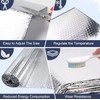 StepTidy Window Insulation Film – Double-Sided Aluminum Foam for Sun