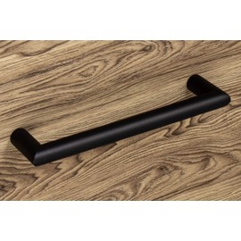 Gedotec Leila Black Furniture Handle, Cabinet Handle, 192 mm, Door Handle, Stainless Steel Drawer, Railing Handle Diameter 12 mm, Drawer Handle for Cabinet Doors and Kitchen, Pack of 1, Vintage