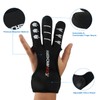 TOPARCHERY Archery Glove Three Finger Guard - Shooting Gloves Finger