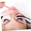 jojofuny 2pcs Handheld Eyelash Extension Mirrors Half-Moon Design for Professional
