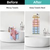 STWWO Bathroom Towel Storage Rack for Bathroom, 30 inch Towel