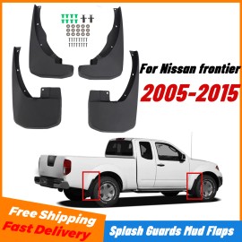 motor_parts2024 4Pcs Splash Guards Mud Flaps for Nissan Frontier 2005-2015 Pickup