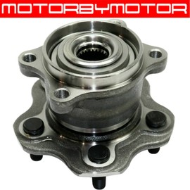 MotorbyMotor 512373 Rear Wheel Bearing and Hub Assembly with 5 Lugs Fits for 2011-2014 Nissan Juke, 2008-2013 Nissan Rogue Low-Runout OE Directly Replacement Hub Bearing (AWD)