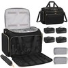 MONSTINA Professional Hairstylist Traveling Bag with Two Detachable Small Bags+Four