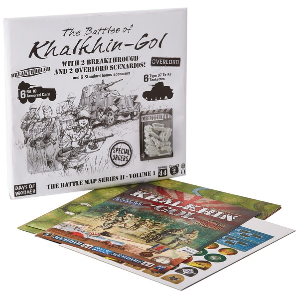 Memoir '44 Battles of Khalkhin-Gol Board Game EXPANSION - Historical Miniatures Battle Game, Strategy Game for Adults and Kids, Ages 8+, 2 Players, 30-60 Minute Playtime, Made by Days of Wonder