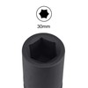 sourcing map 1" Drive by 30mm 6-Point Impact Socket, CR-MO