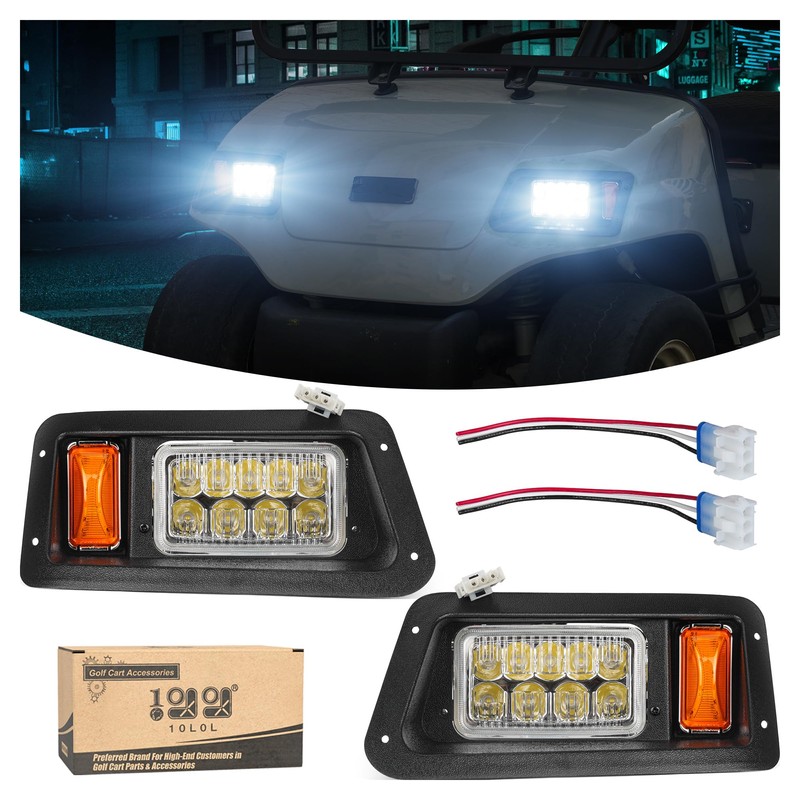 10L0L Golf Cart Headlight Kit for Yamaha G14, G16, G19