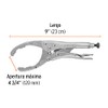 Oil-Filter Locking Pliers 9"