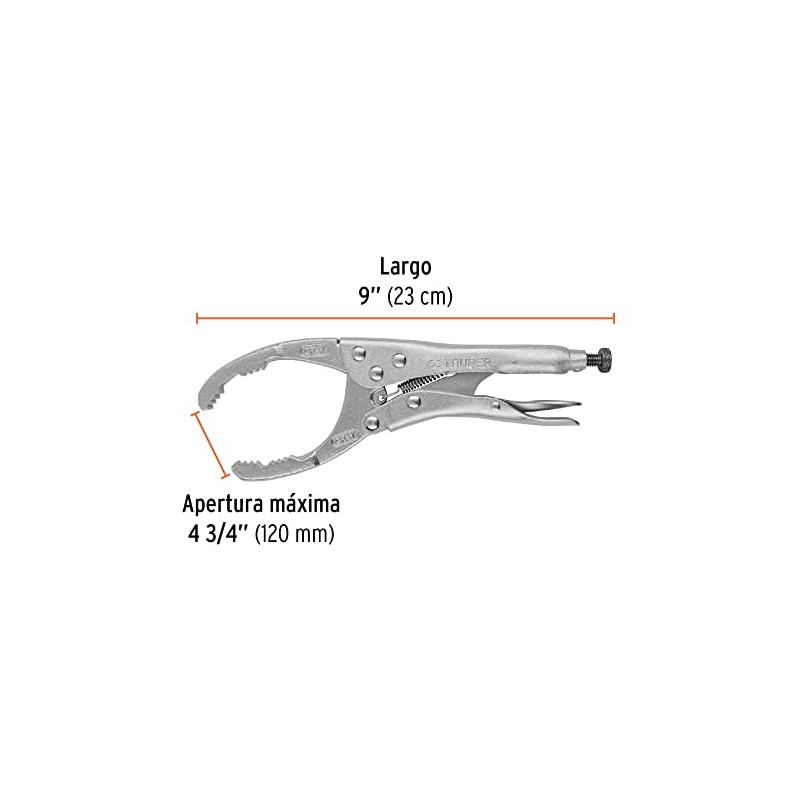 Oil-Filter Locking Pliers 9"