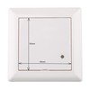 Huber Motion, 180° motion detector, white, fitted, concealed, energy efficient,