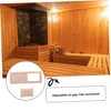 Operitacx 2 Sets Cedar Sauna Ventilation Panel Set Durable Air