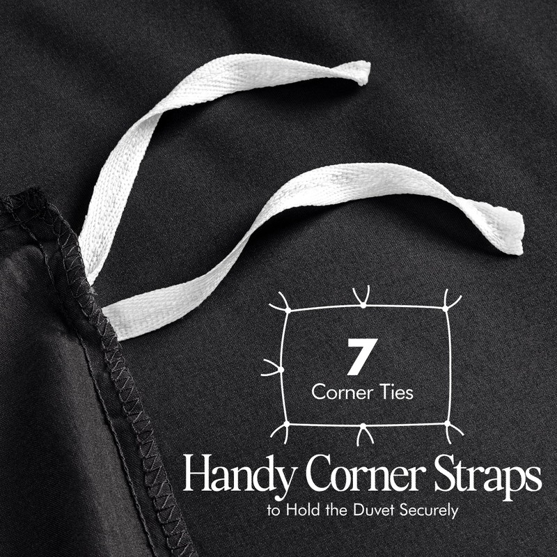 Utopia Bedding Duvet Cover Double with Pillow cases - Soft