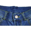 BIENZOE Girls' Jean Shorts, Dark Denim, 7 - 8 years