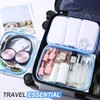 Hoolerry 3 Pcs Clear Hard Zipper Case Plastic Pouch Transparent