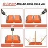 Angled Drill Guide Jig Multifunctional Aluminum Alloy 30 45 90